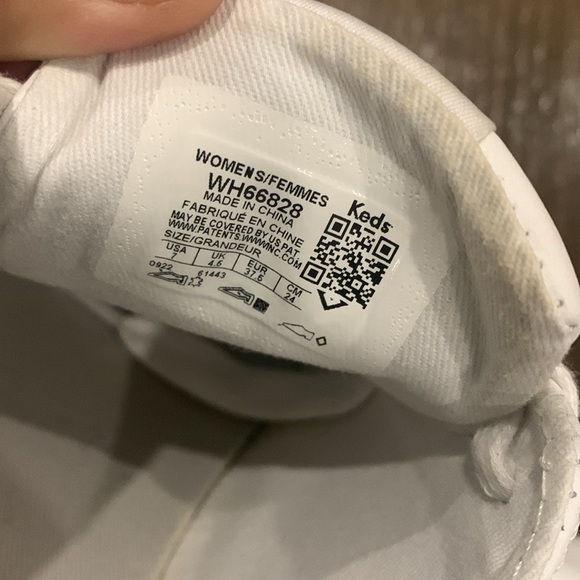 ✨ Keds Jump Kick White Leather Sneakers — Size 7 (Women’s) ✨ - Picture 7 of 10